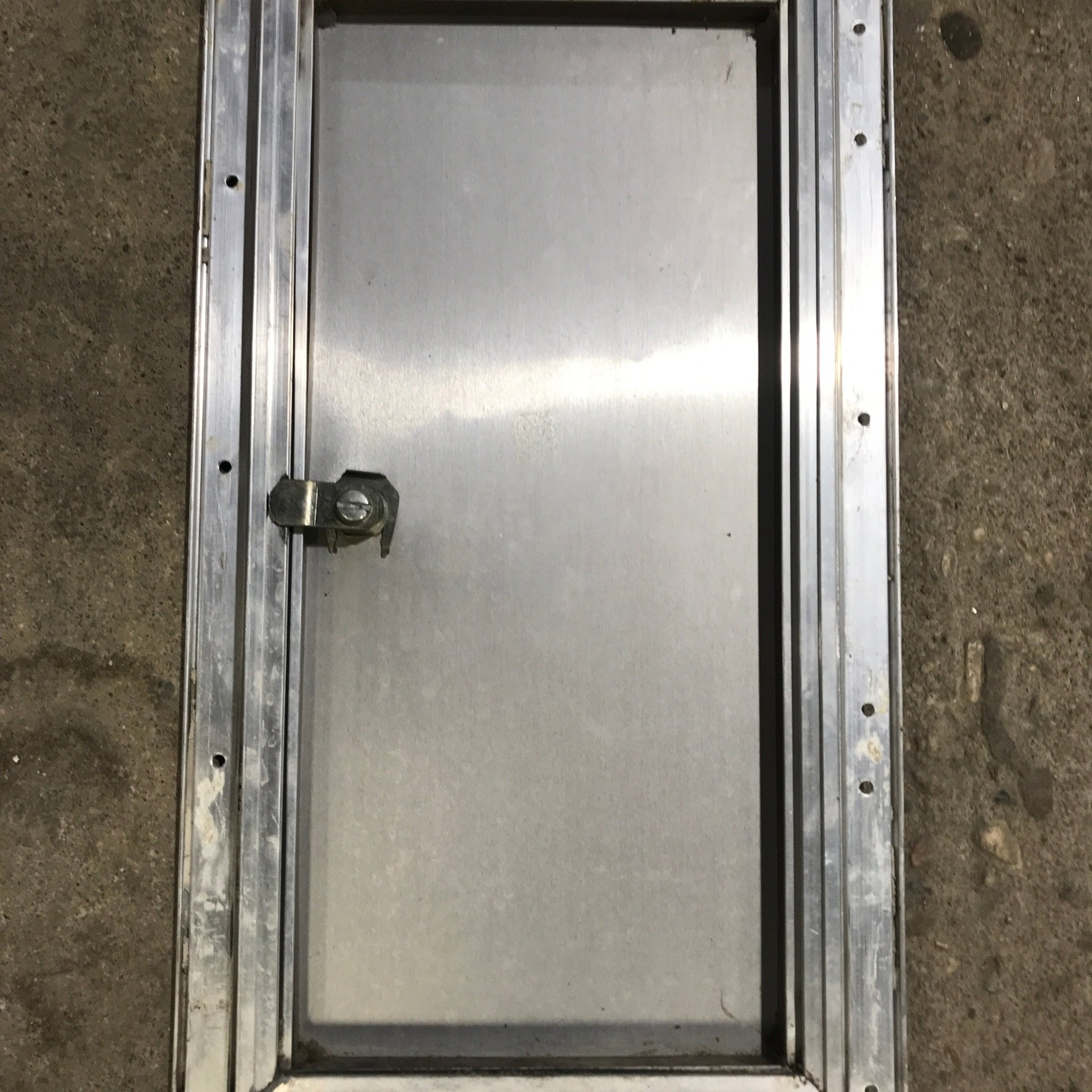 Used Square Cornered Cargo Door - 15.75" X 7.75" X 1.0" - Young Farts RV Parts