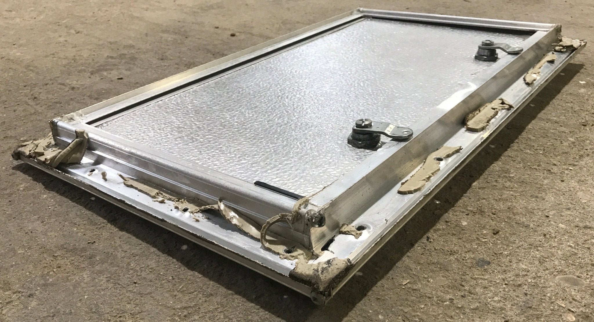 Used Square Cornered Cargo Door 17 3/4" x 10 1/2" x 3/4" D - Young Farts RV Parts