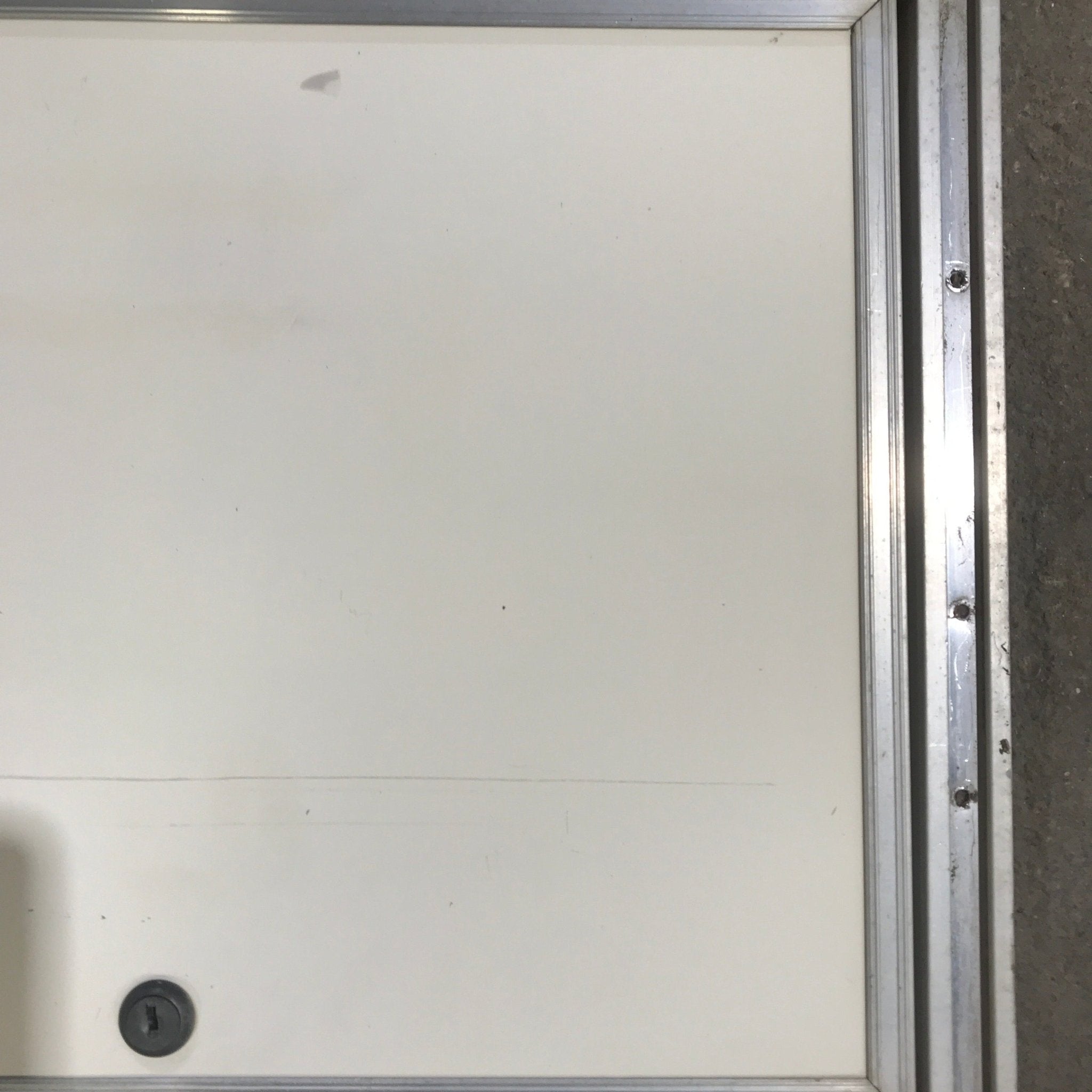 Used Square Cornered Cargo Door - 17.75" X 13.75" X 1.0" - Young Farts RV Parts