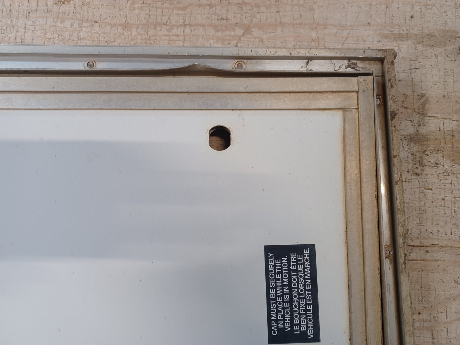 Used Square Cornered Cargo Door 19 1/2