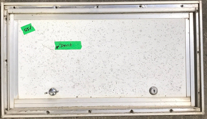 Used Square Cornered Cargo Door - 19 3/4" x 10 1/2" x 3/4" D - Young Farts RV Parts