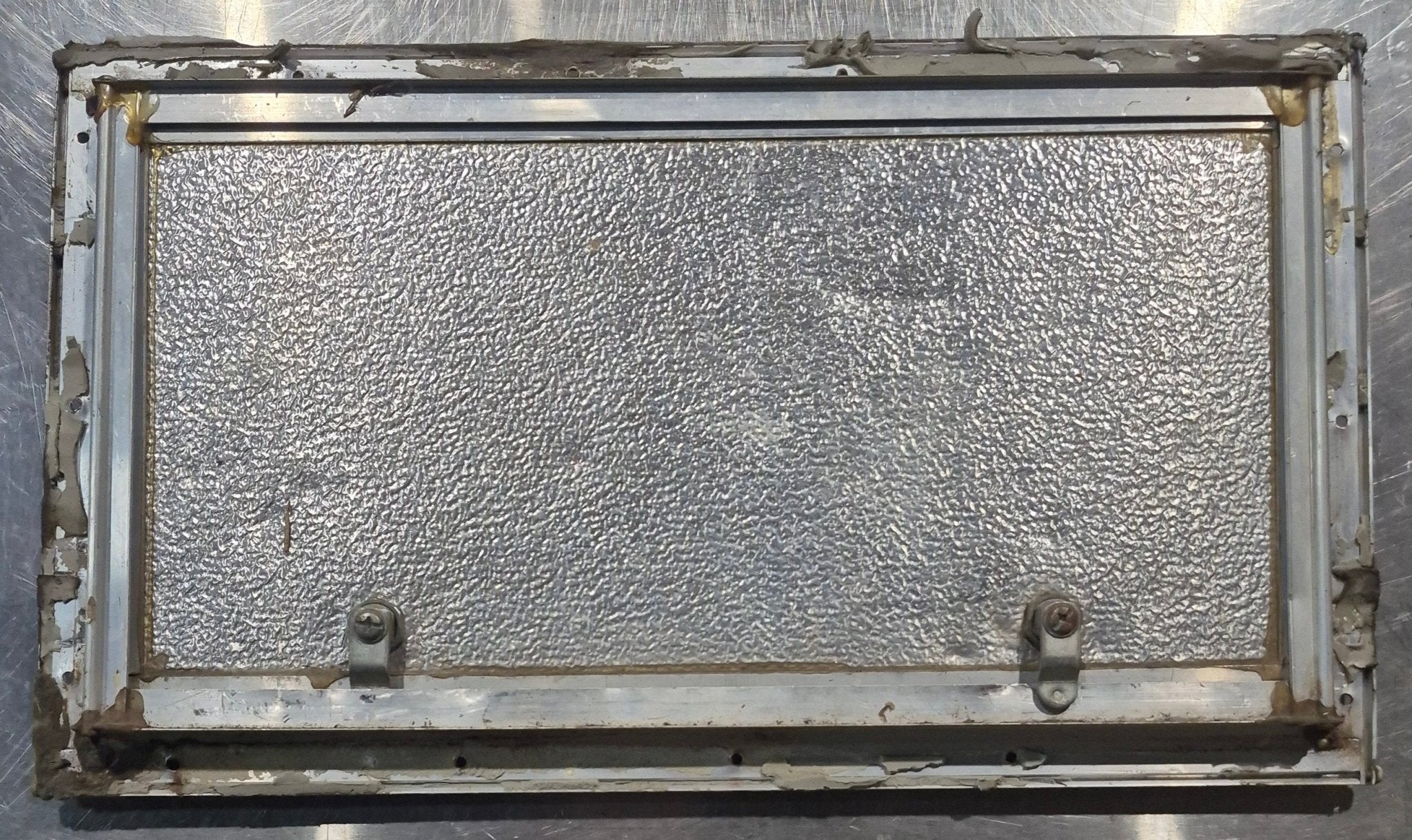 Used Square Cornered Cargo Door 20" x 10 5/8" x 7/8" D - Young Farts RV Parts