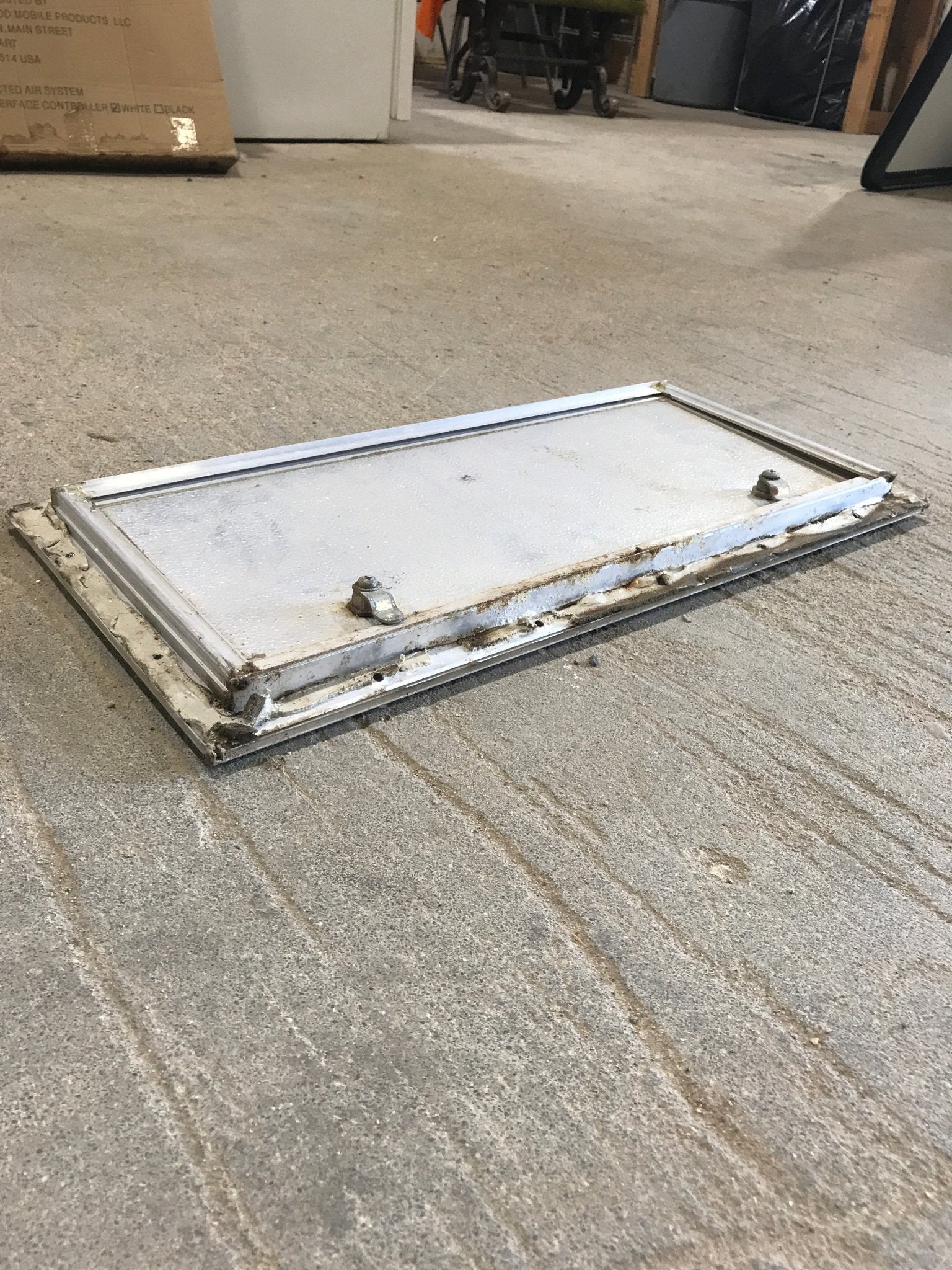 Used Square Cornered Cargo Door 23 1/2