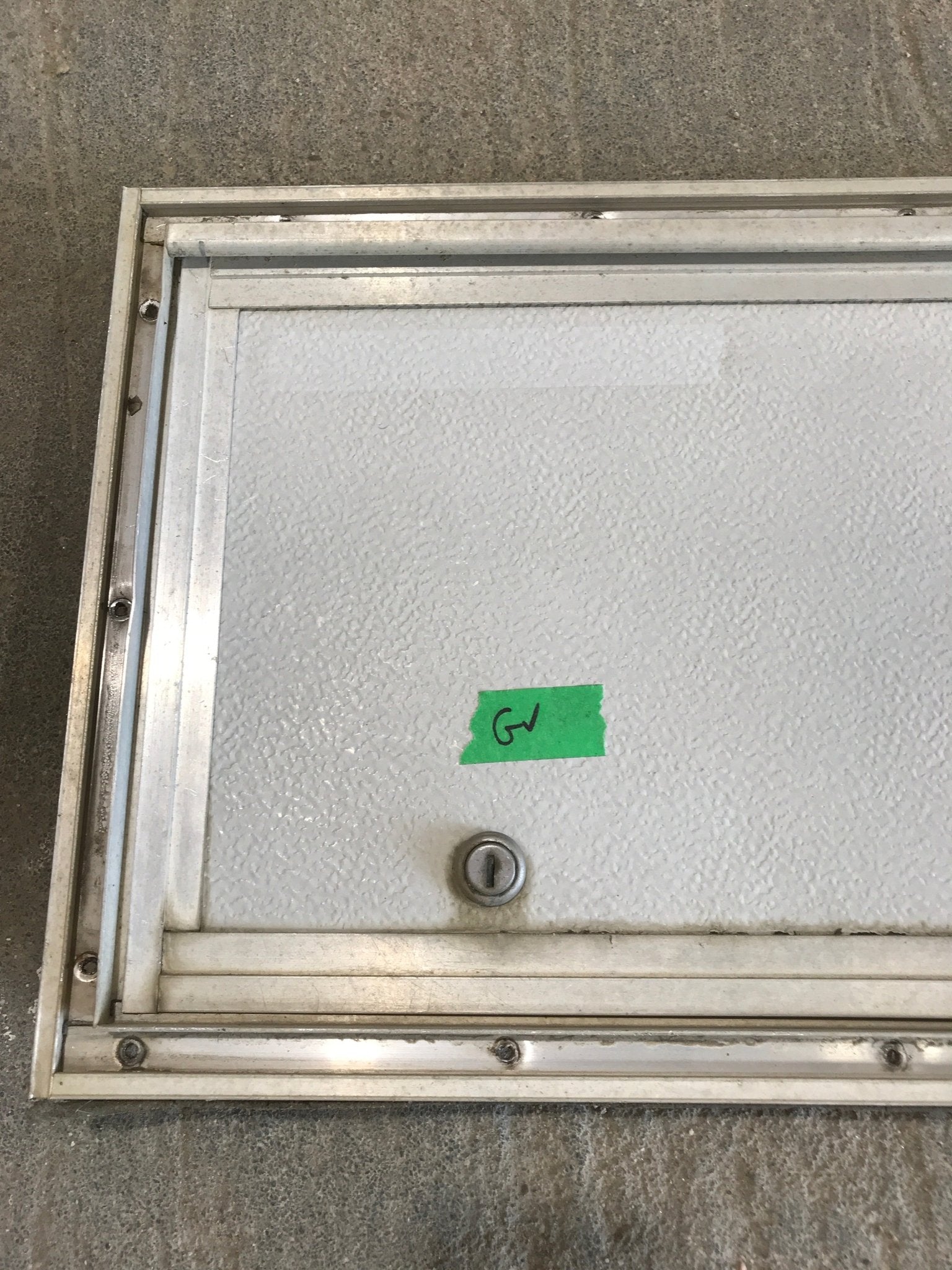 Used Square Cornered Cargo Door 23 1/2