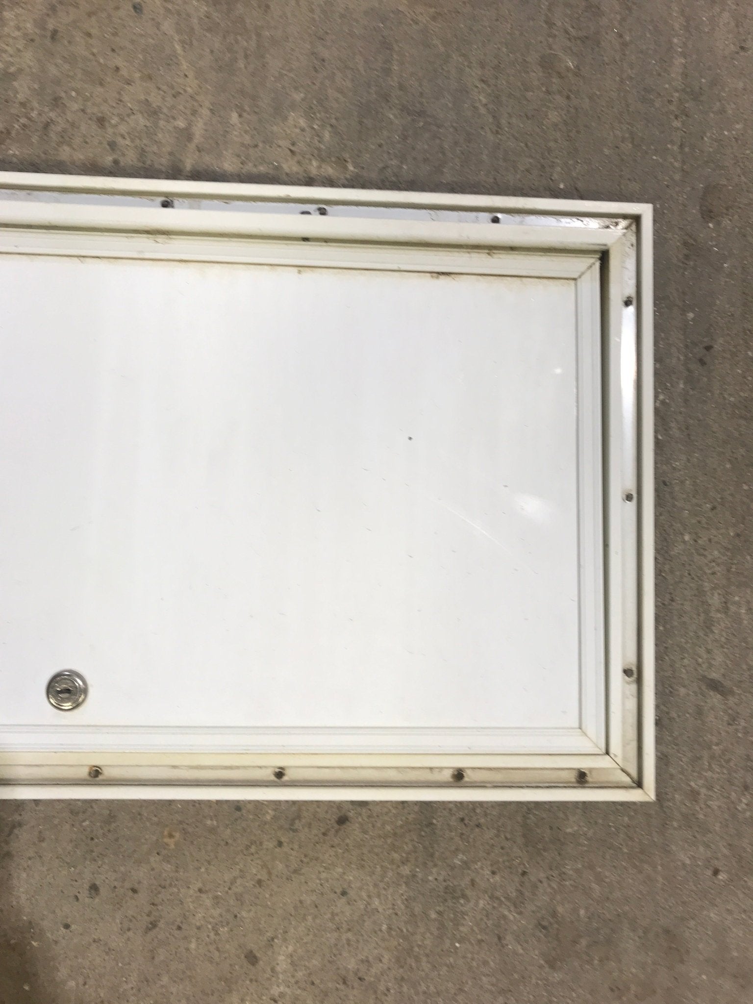 Used Square Cornered Cargo Door - 23 3/4