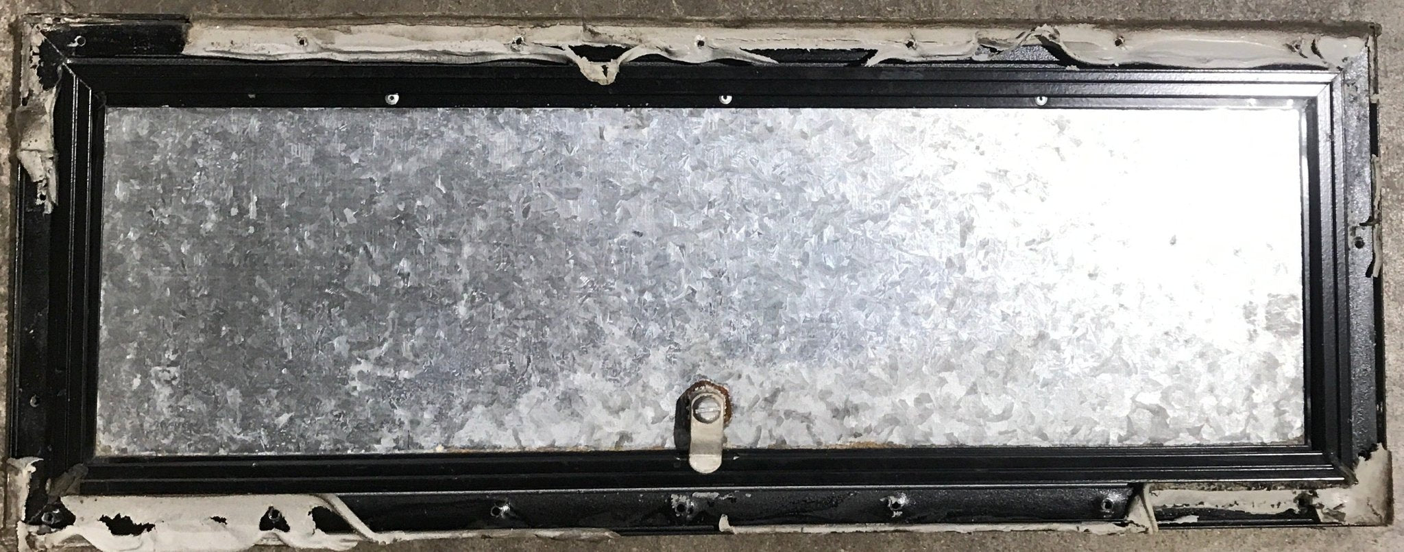 Used Square Cornered Cargo Door 23 3/4" x 7 3/4" x 3/4"D - Young Farts RV Parts