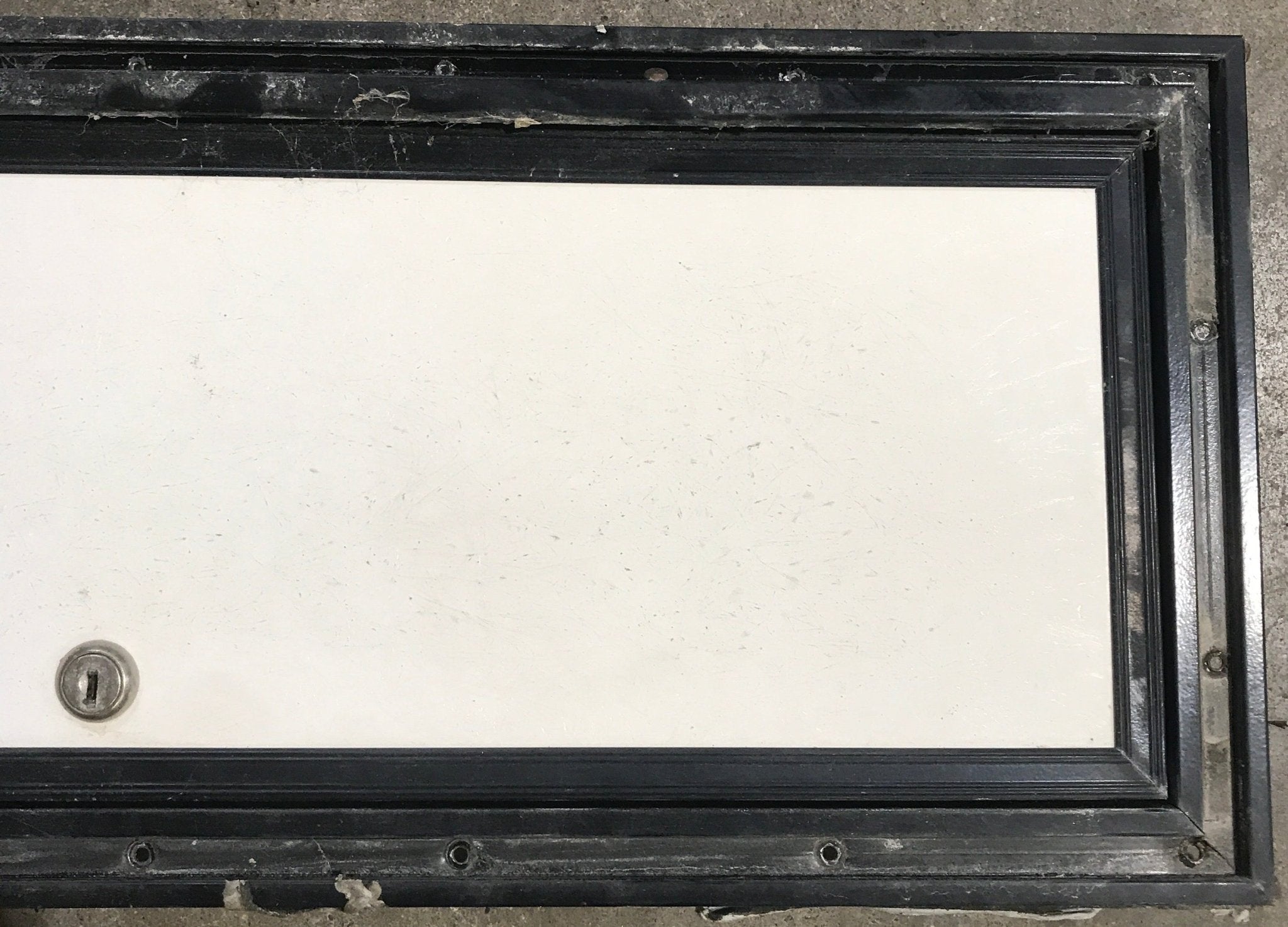 Used Square Cornered Cargo Door 23 3/4" x 7 3/4" x 3/4"D - Young Farts RV Parts