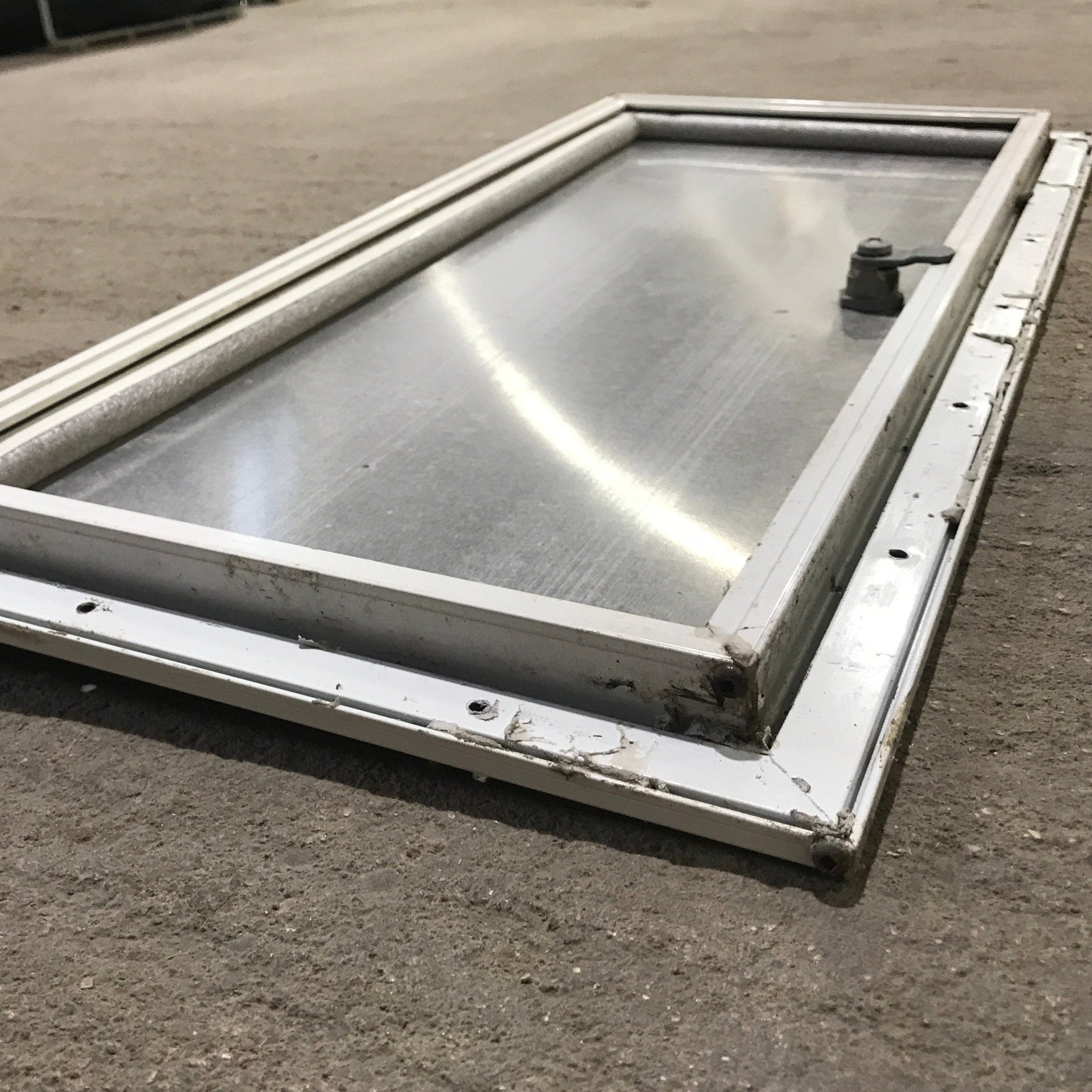 Used Square Cornered Cargo Door - 23 3/4" x 9 3/4" x 3/4" D - Young Farts RV Parts