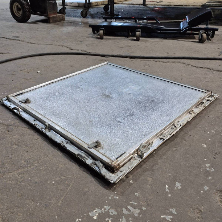 Used Square Cornered Cargo Door - 26.25 X 25.75 X .75 - Young Farts RV Parts