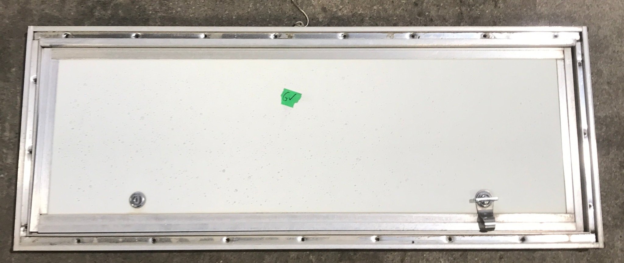 Used Square Cornered Cargo Door 29 3/4" x 10 1/2" x 3/4" D - Young Farts RV Parts