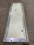 Used Square Cornered Cargo Door 35 1/2" W x 10 1/2" H X 1" D - Young Farts RV Parts