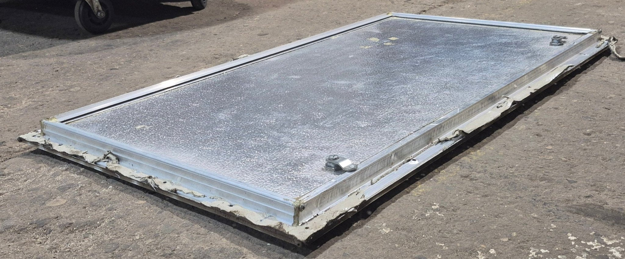 Used Square Cornered Cargo Door 35 7/8" x 19 3/4" x 3/4" D - Young Farts RV Parts