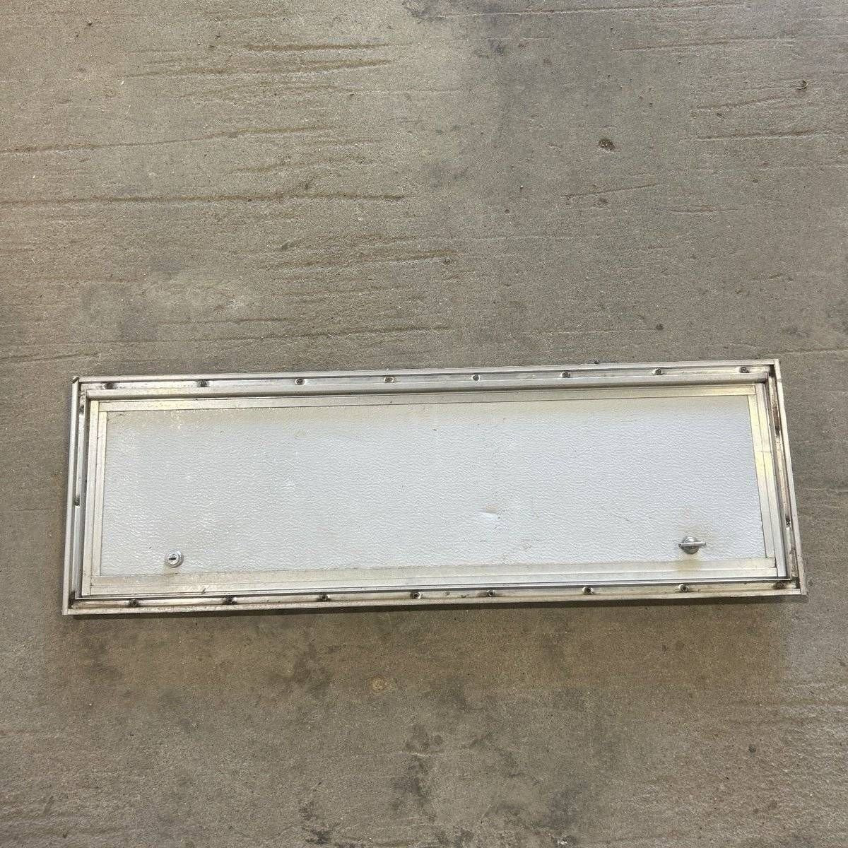 Used Square Cornered Cargo Door - 35.5 X 10.5 X .75 - Young Farts RV Parts