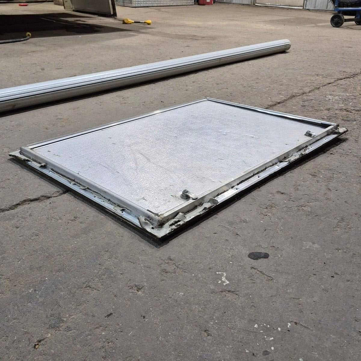 Used Square Cornered Cargo Door - 35.875 X 23.25 X 0.625 - Young Farts RV Parts