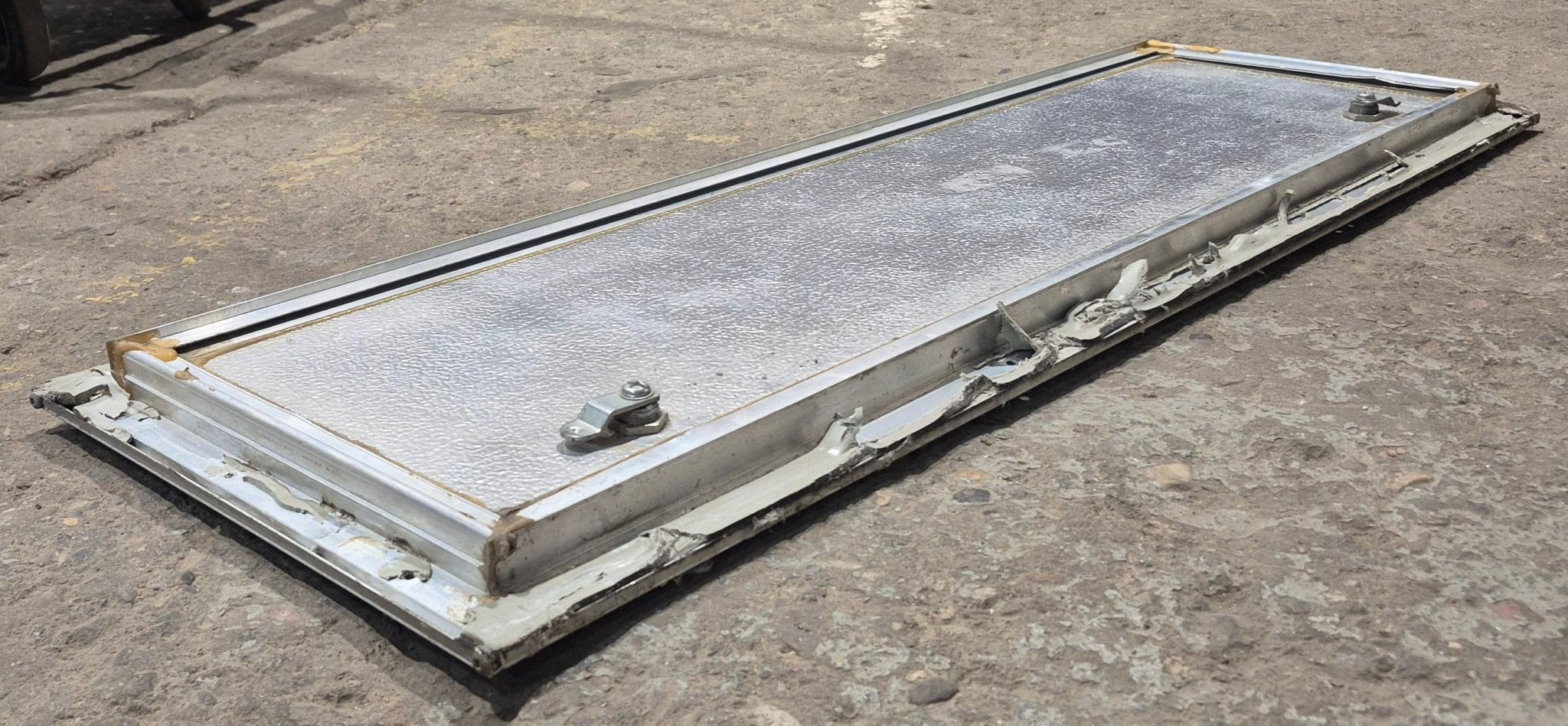 Used Square Cornered Cargo Door 36 1/8" x 10 5/8" x 3/4" D - Young Farts RV Parts