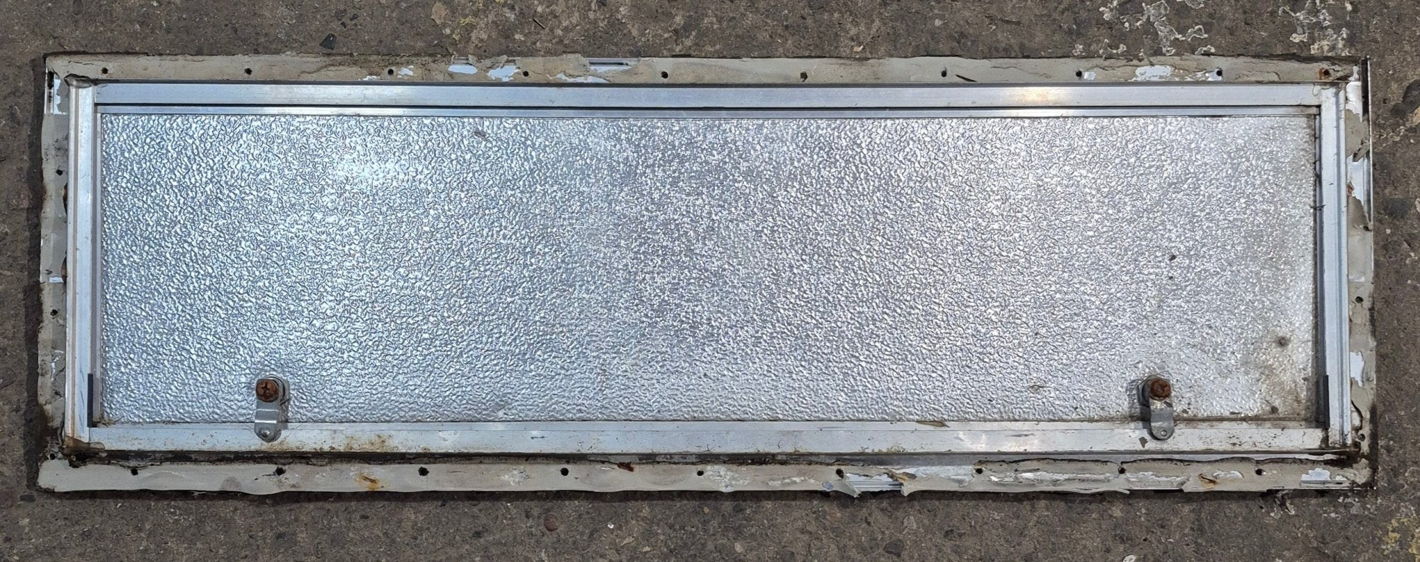 Used Square Cornered Cargo Door 36" x 10 1/2" x 3/4" D - Young Farts RV Parts