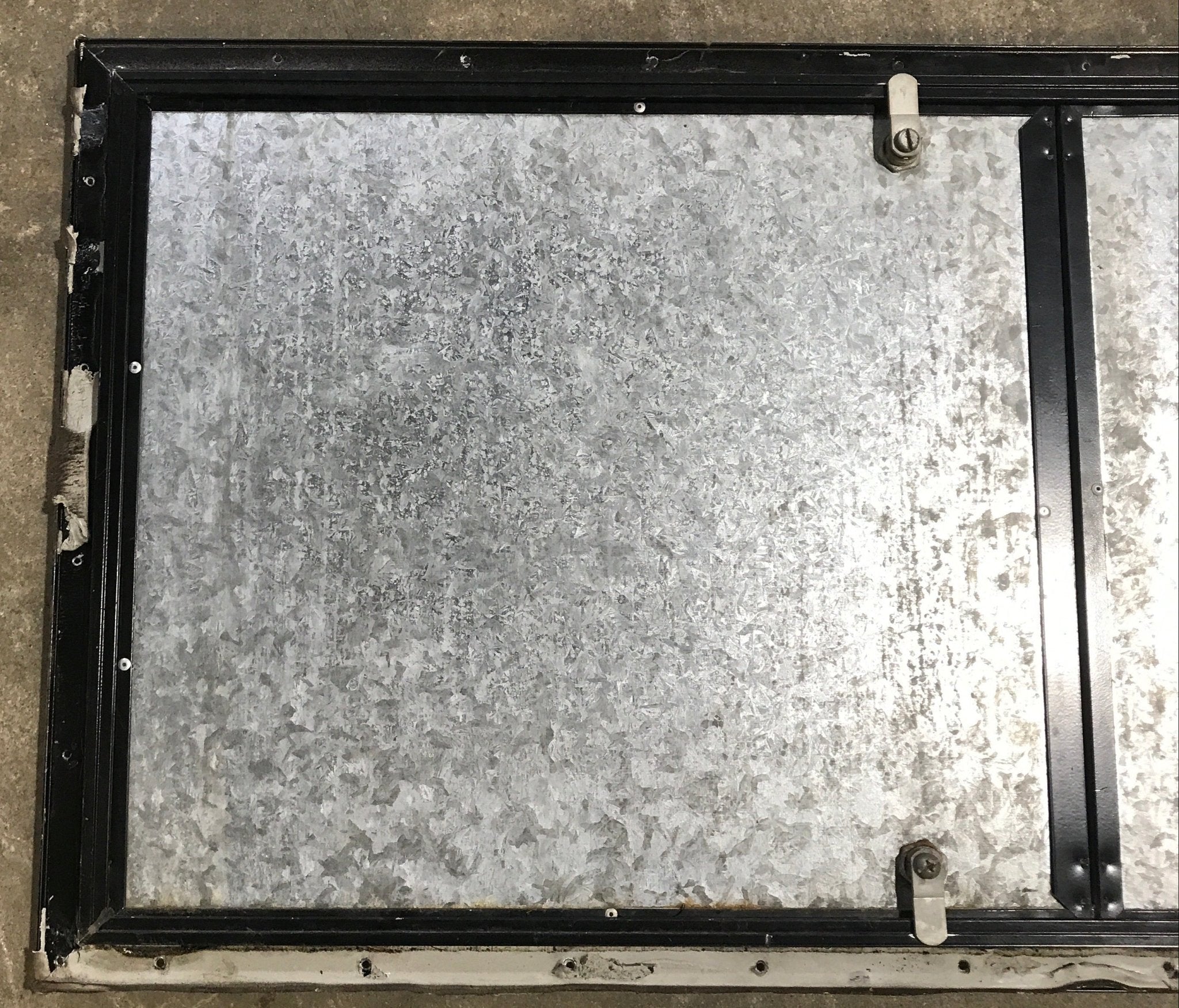 Used Square Cornered Cargo Door 39 3/4" x 17 3/4" x 3/4"D - Young Farts RV Parts