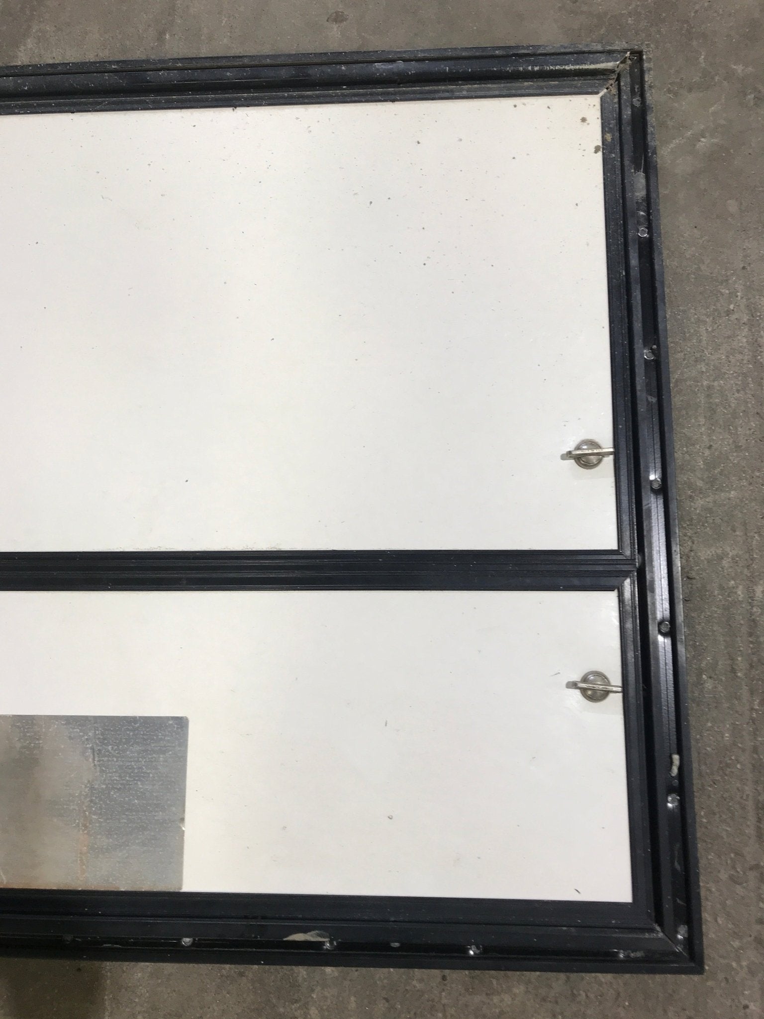 Used Square Cornered Propane Cargo Door 29 3/4
