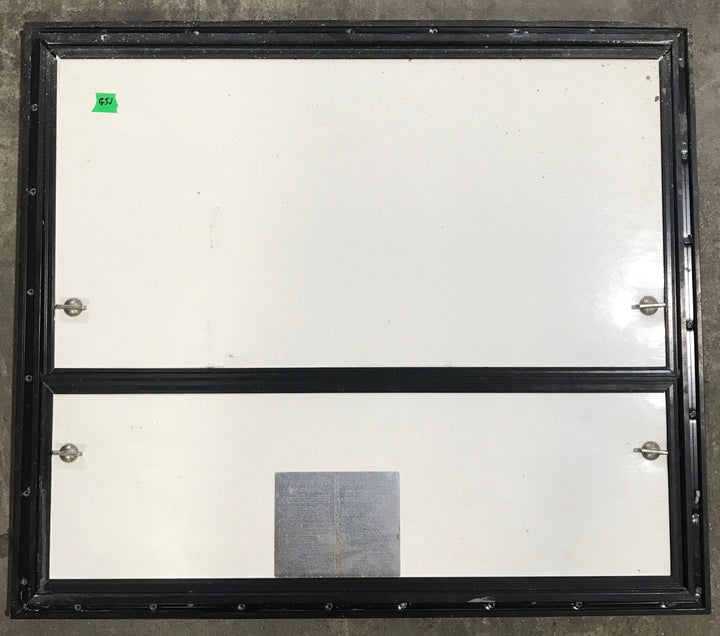 Used Square Cornered Propane Cargo Door 29 3/4" x 25 3/4" x 3/4"D - Young Farts RV Parts