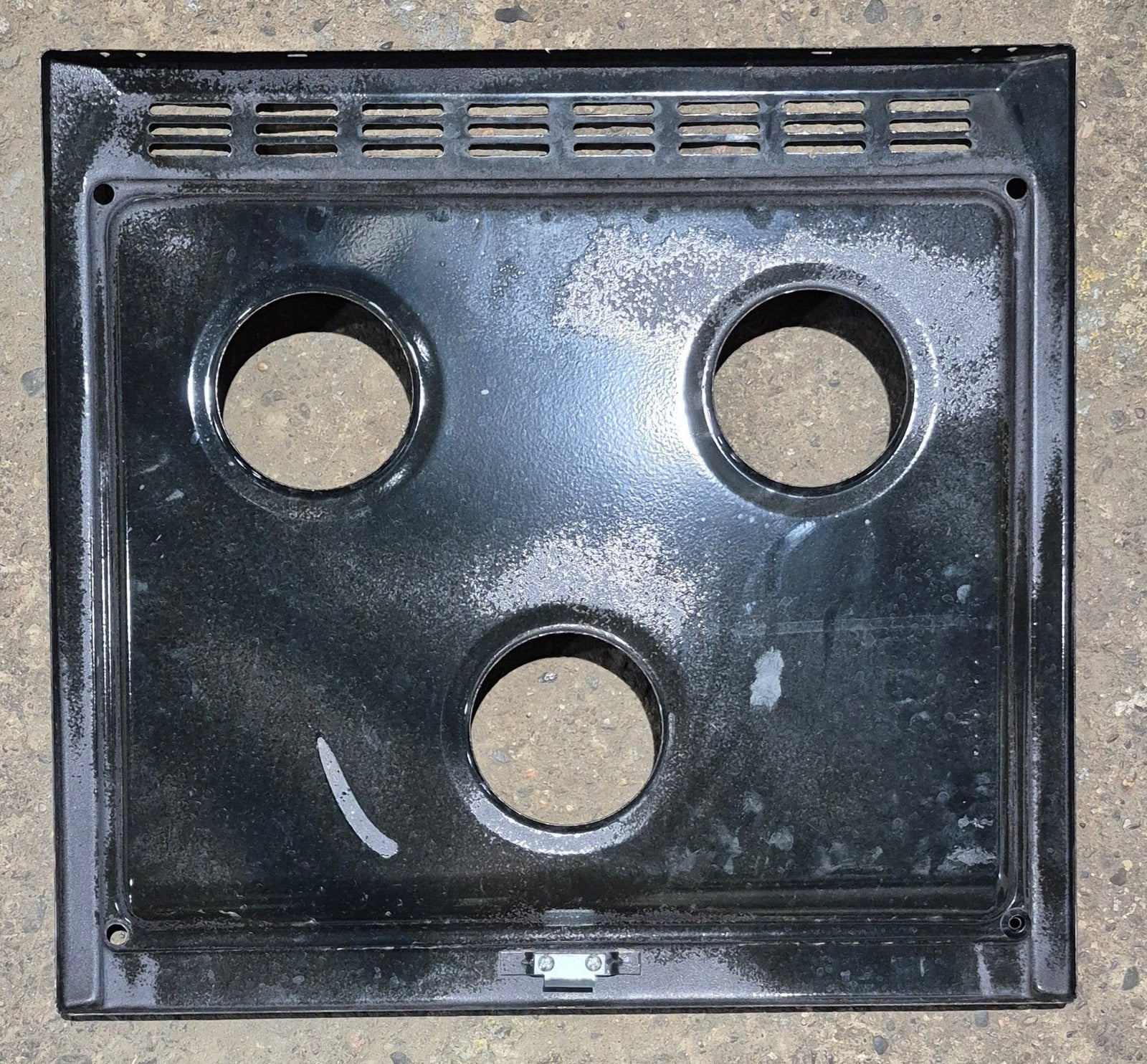 Used Suburban 3 - Burner Main Top, Black - 101997BK - Young Farts RV Parts