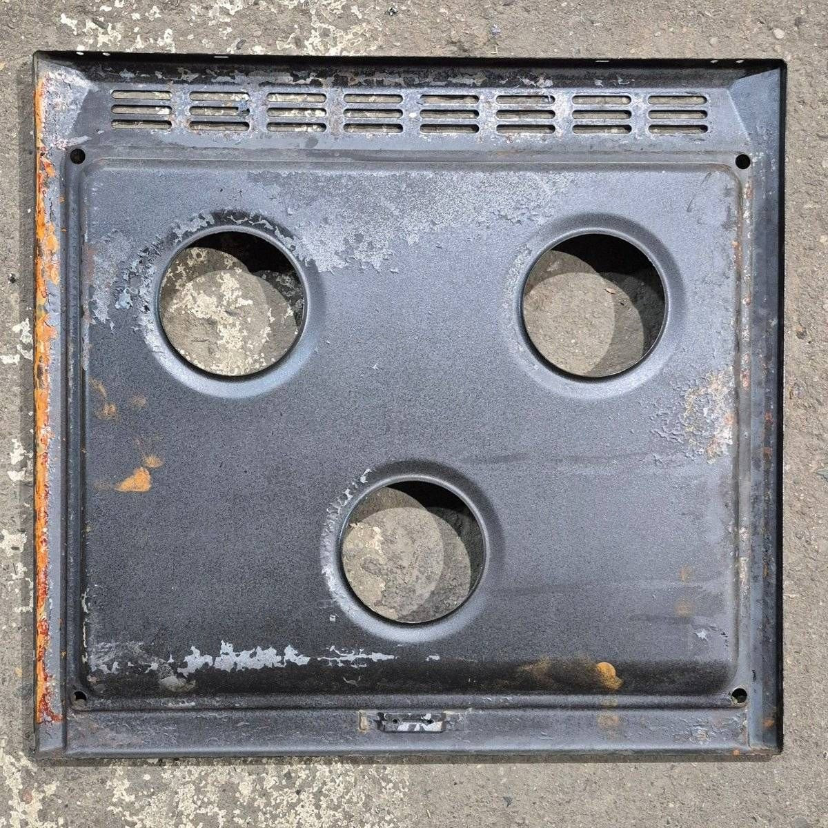 Used Suburban 3-Burner Main Top, Black - 101997BK - Young Farts RV Parts