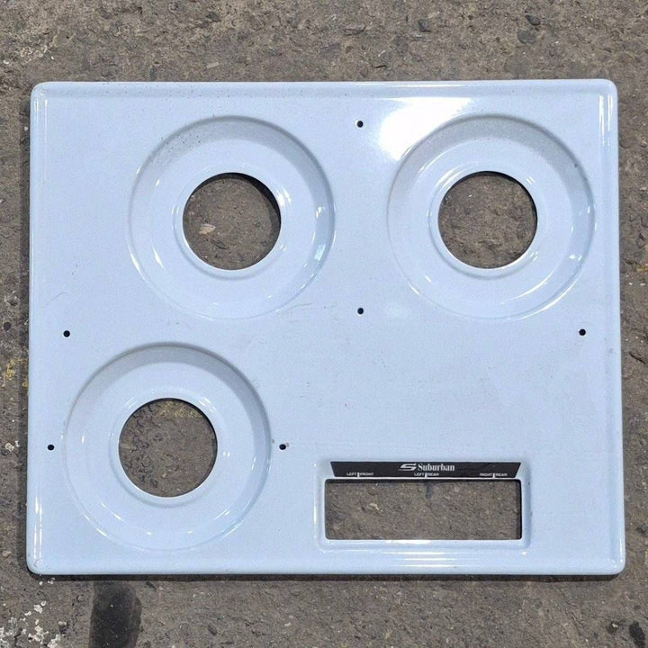 Used Suburban Cooktop Maintop, White - 2940AWH - Young Farts RV Parts