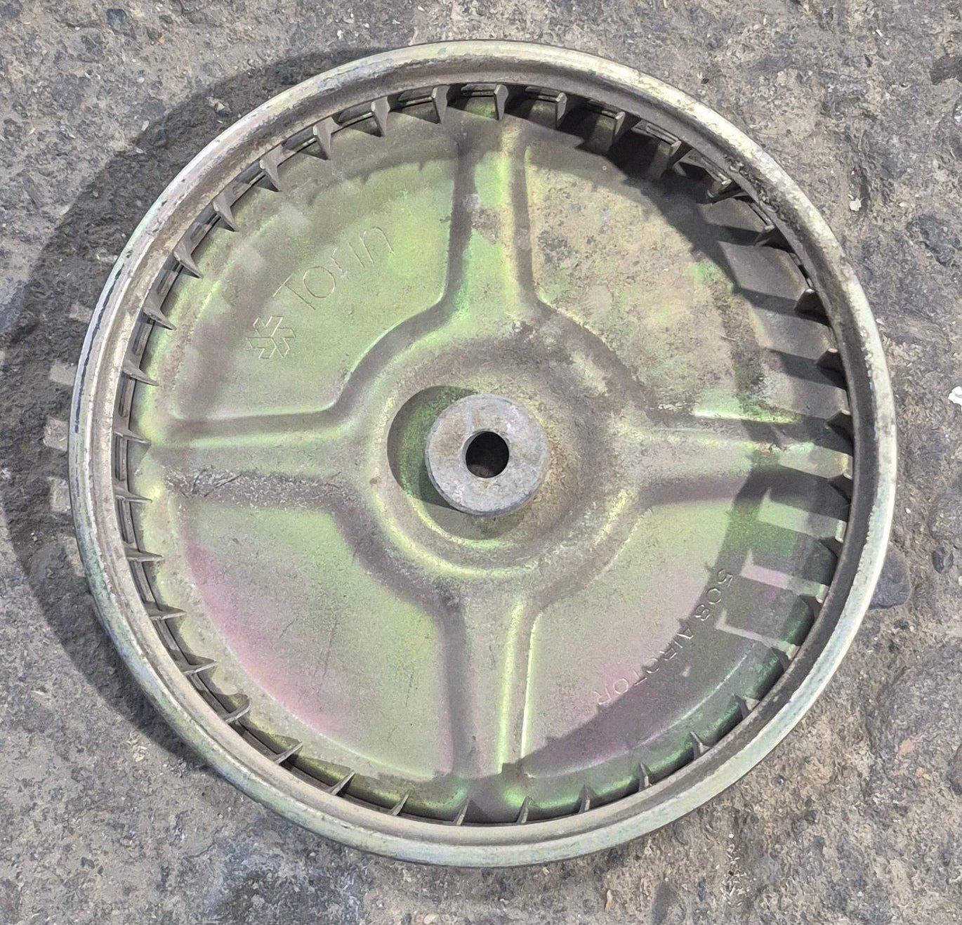 Used Suburban Furnace Metal Combustion Wheel 350077 - Young Farts RV Parts