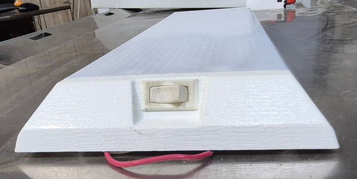 Used Sunbeam Dual Fluorescent Light Fixture Model 830 - Young Farts RV Parts