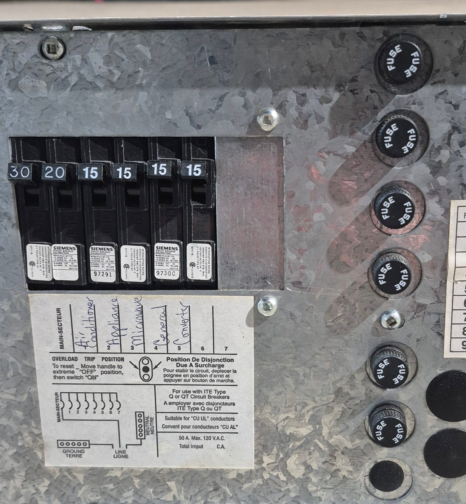 Used SYSTEM MONITORS 32 AMP Converter TNC320D - Young Farts RV Parts