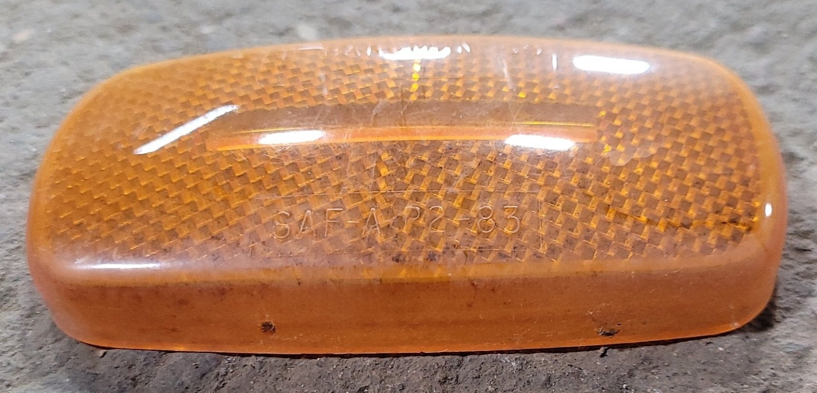 Buy Used T BARGMAN 59 SAEAP283 Marker Light Replacement Lens Amber