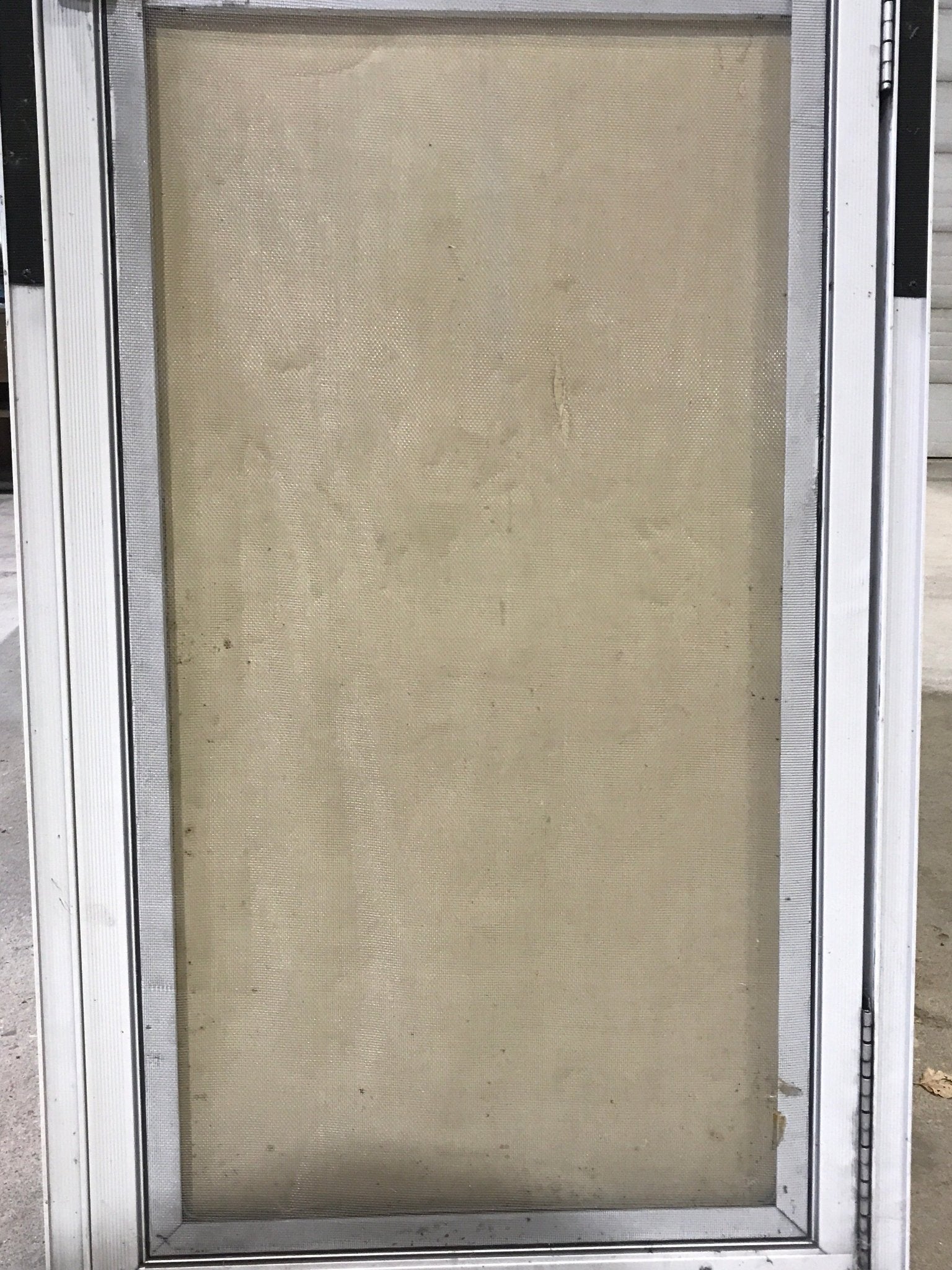 Used Tent Trailer Square Entry Door 23 7/8