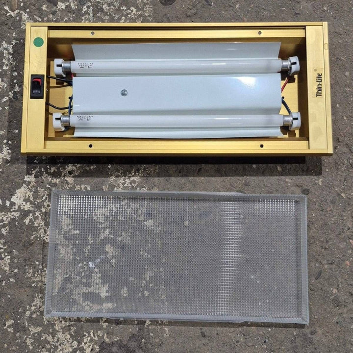 Used Thin-Lite Dual Fluorescent Light Fixture - Model 712 - Young Farts RV Parts