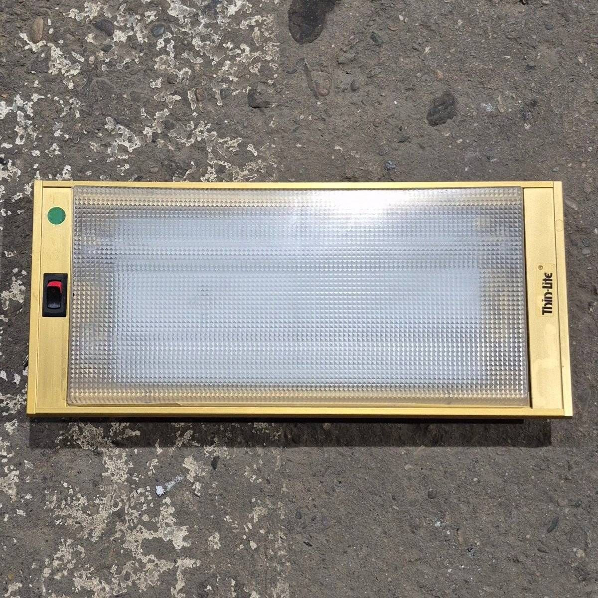 Used Thin-Lite Dual Fluorescent Light Fixture - Model 712 - Young Farts RV Parts