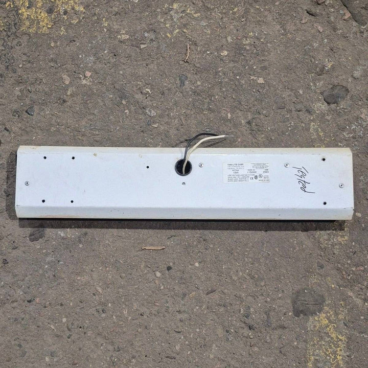 Used Thin-Lite Single Fluorescent Light Fixture - Model 115 - Young Farts RV Parts
