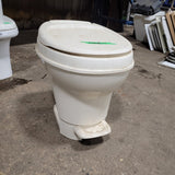 Used Toilet Complete Thetford Aqua-Magic V Toilet High Profile Plastic with Full Bowl Flush 31672