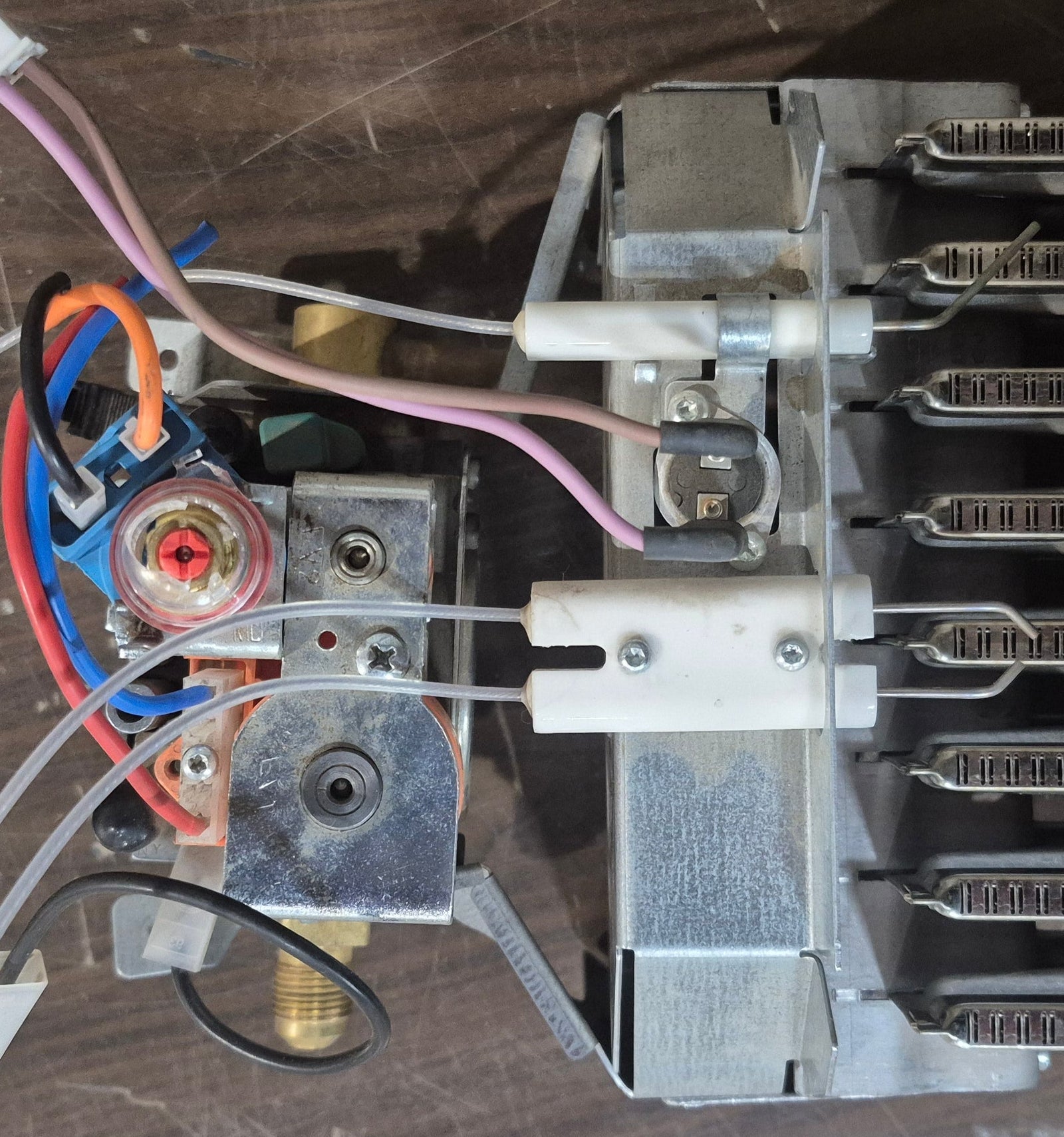 Used Truma AquaGo Replacement Gas Valve & Burner Assembly - 77000 - 90400 - Young Farts RV Parts