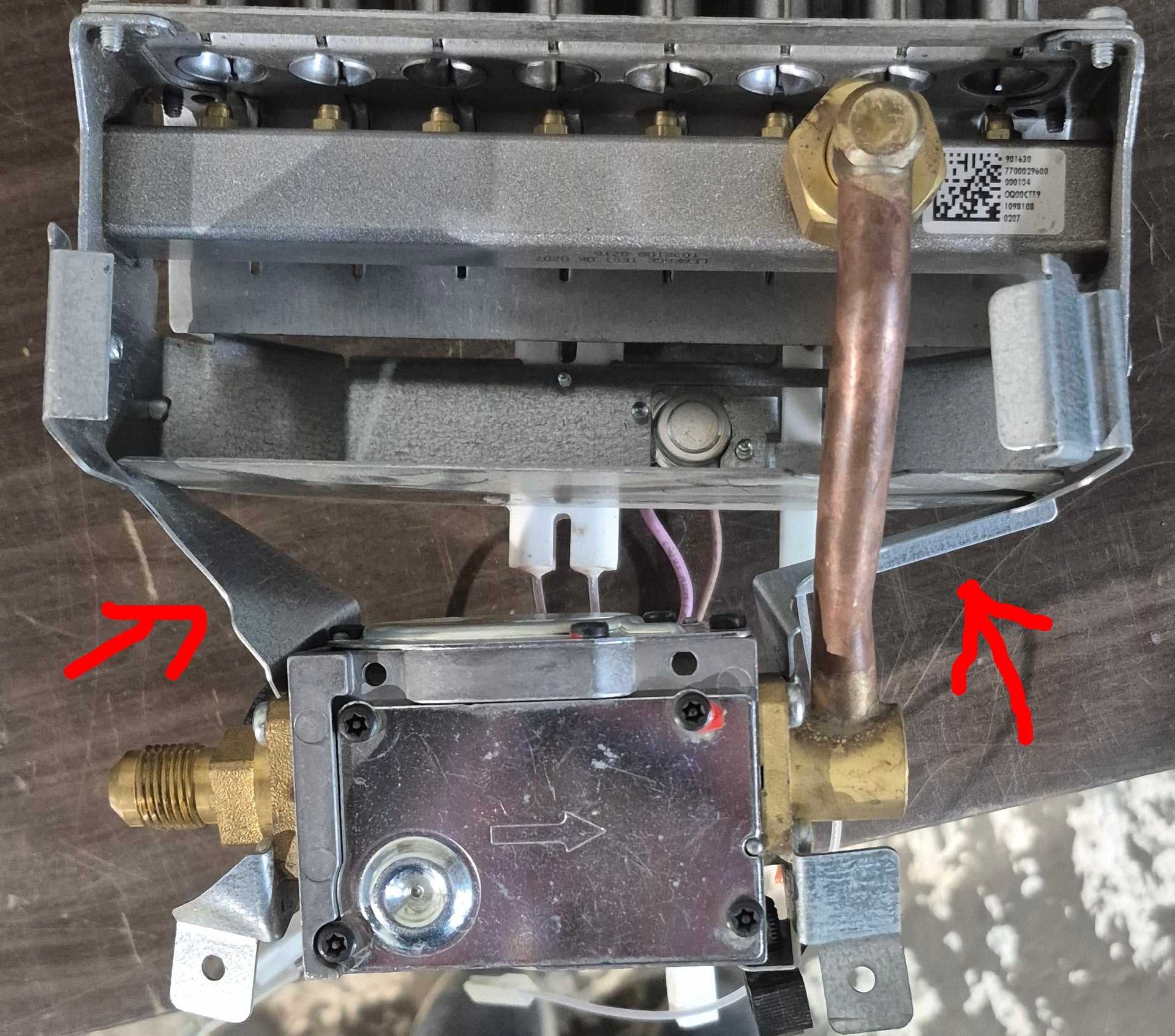 Used Truma AquaGo Replacement Gas Valve & Burner Assembly - 77000 - 90400 - Young Farts RV Parts