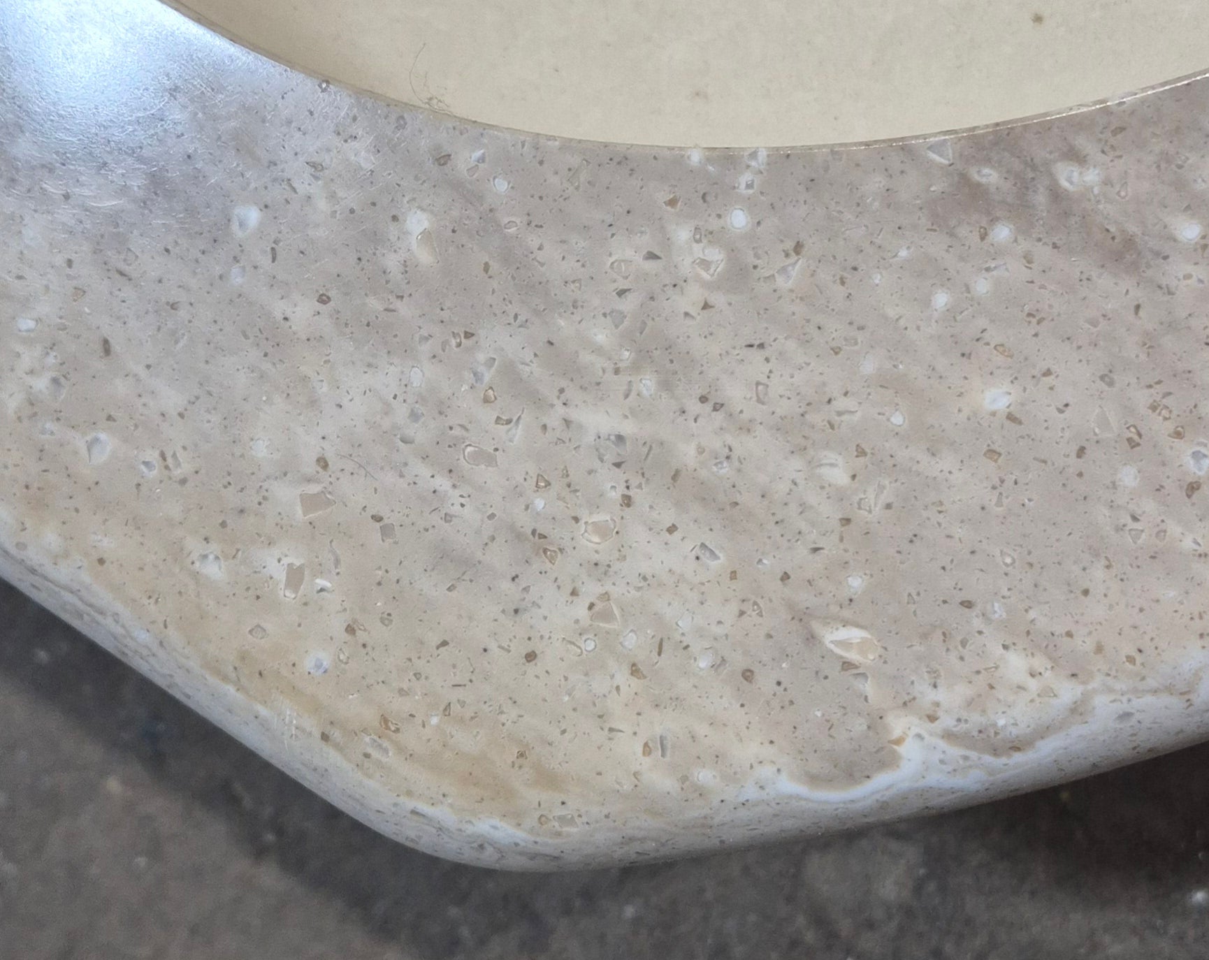 Used Undermount Bathroom Sink With Cornered Counter Section - Young Farts RV Parts