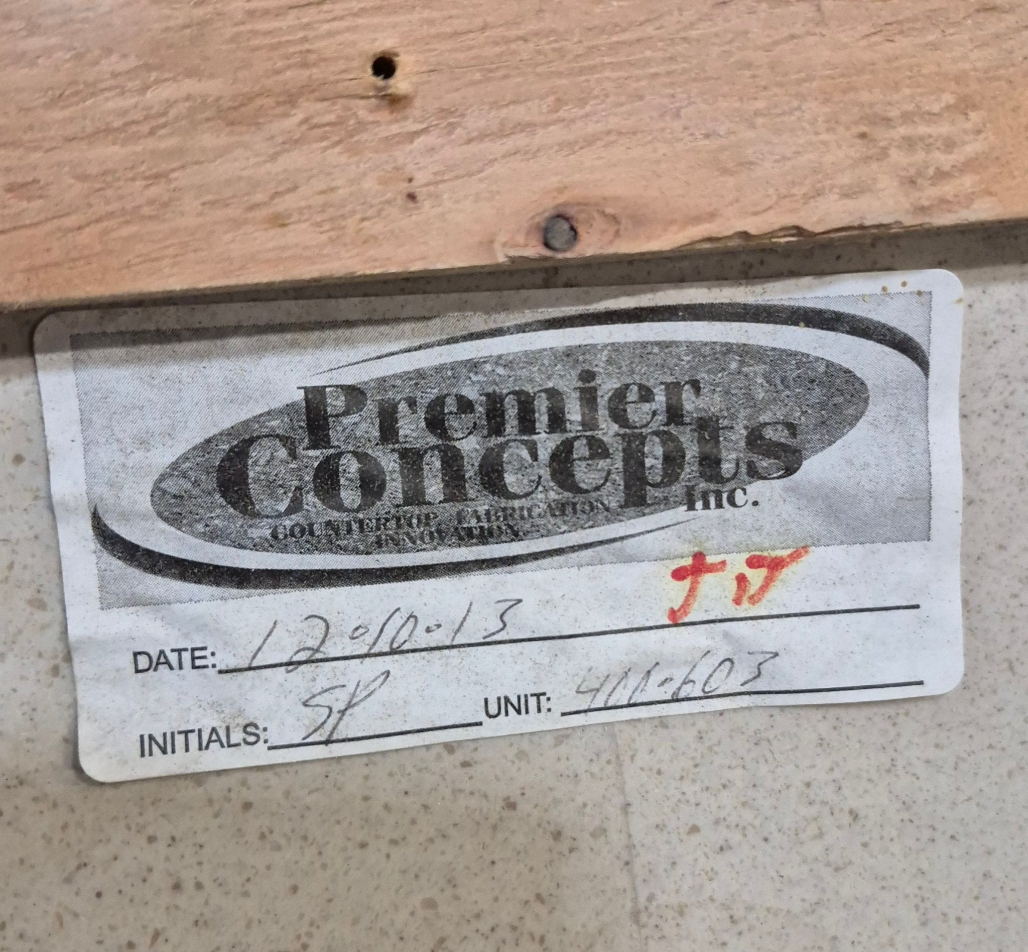 Used Undermount Bathroom Sink With Cornered Counter Section - Young Farts RV Parts