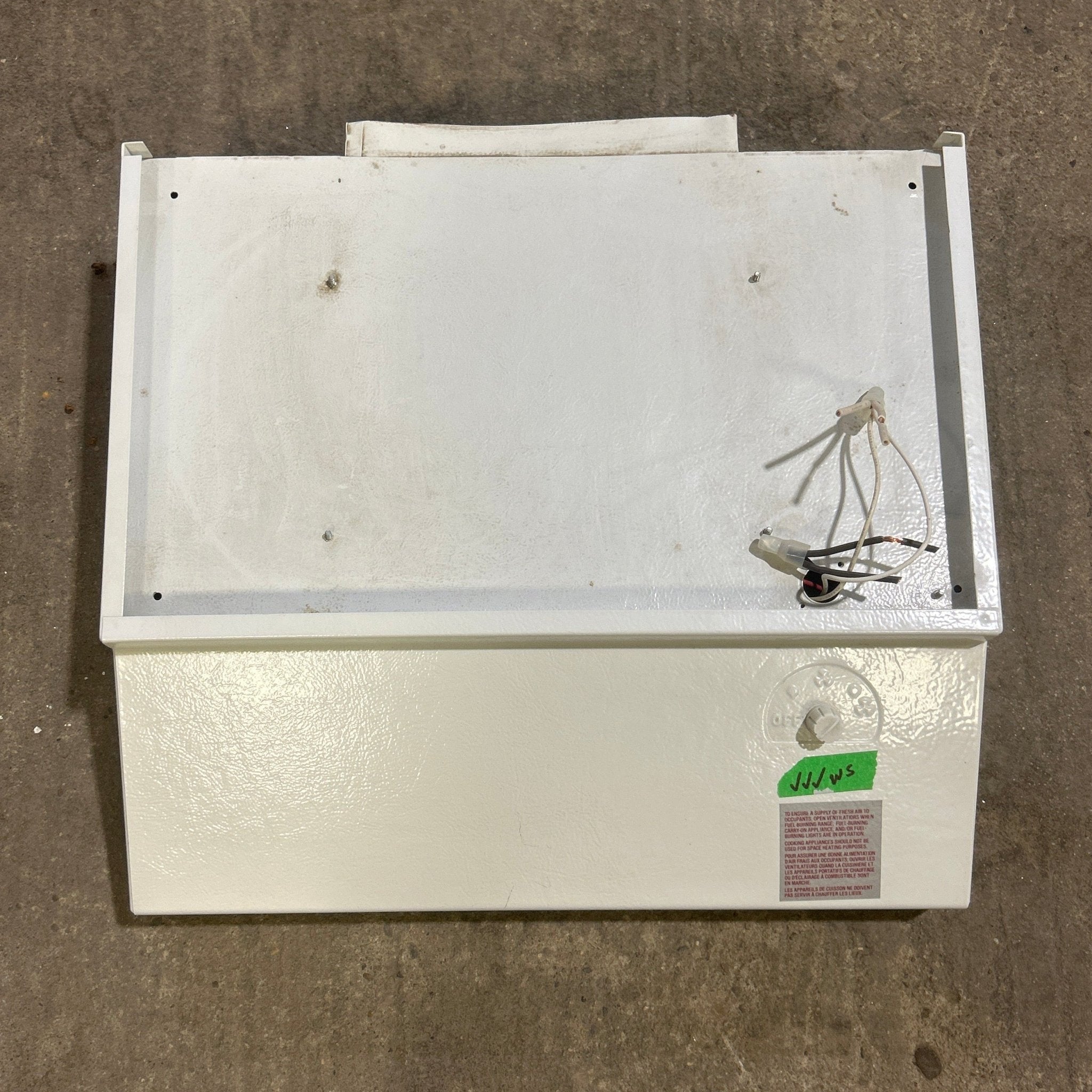 Used Ventline RV Range Hood Fan, White - CC0317 - 02 - Young Farts RV Parts