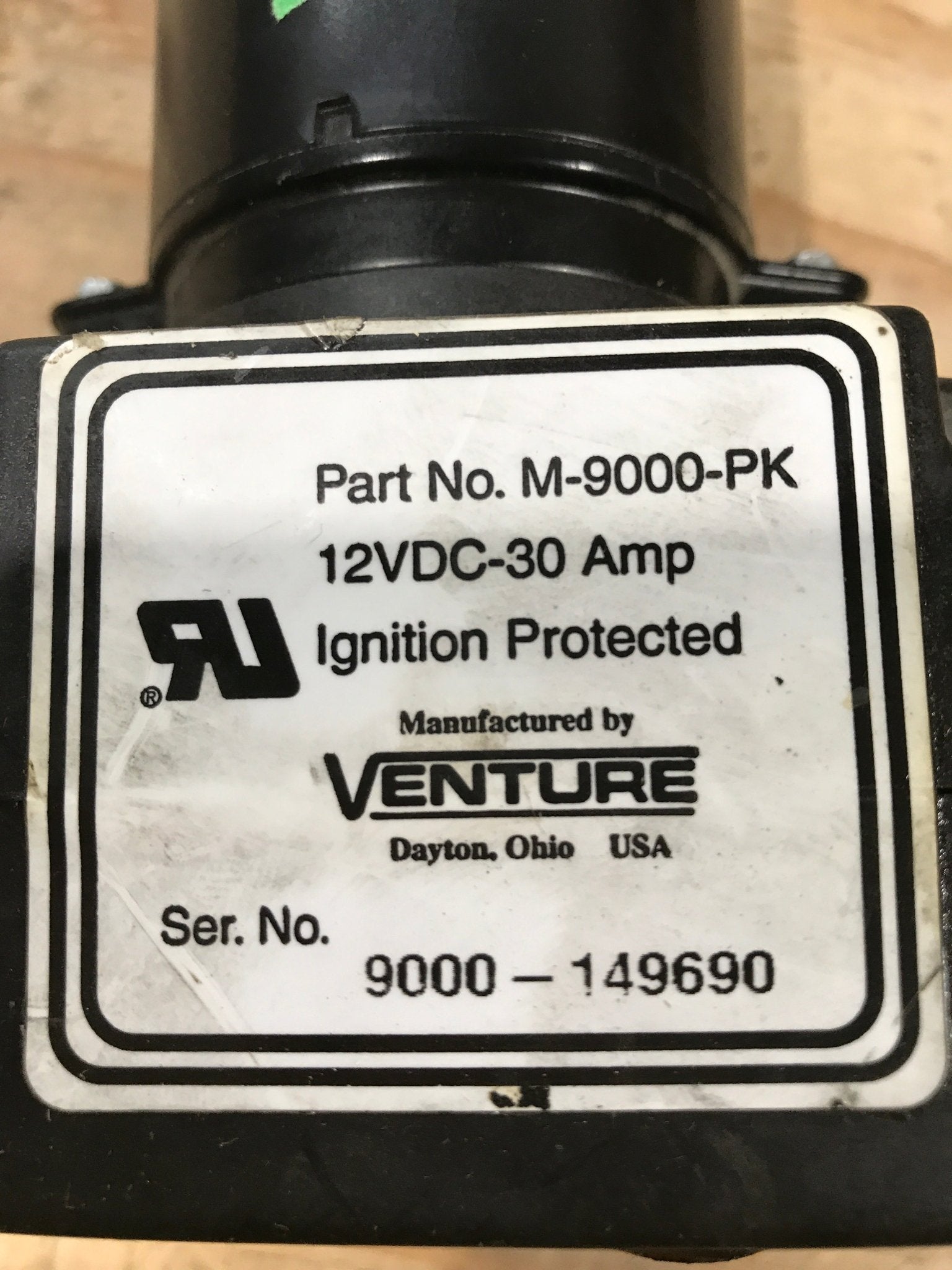Used VENTURE Electric Motor For R.V. Trailer Landing Gear 12VDC M - 9000PK - Young Farts RV Parts