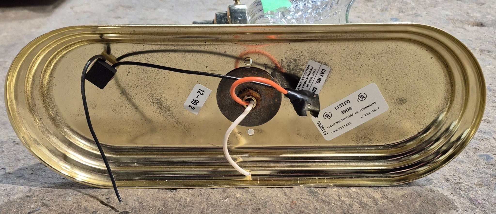 Used Wall Mount Light - Young Farts RV Parts