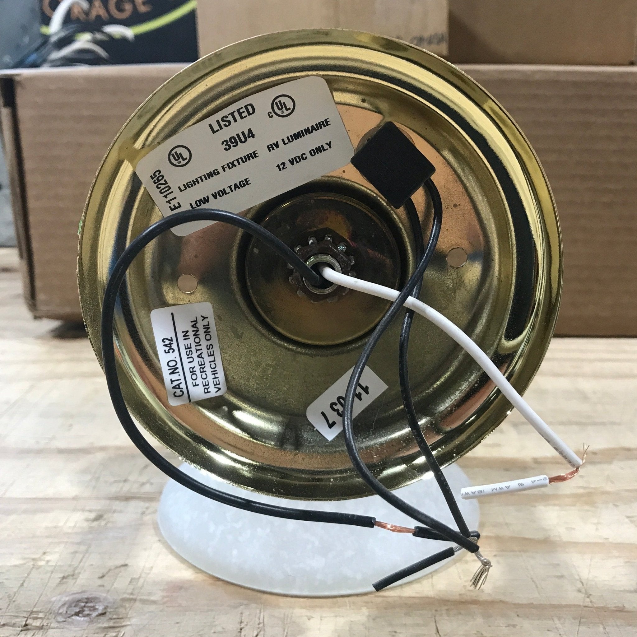 Used Wall Mount Light with Switch - Young Farts RV Parts