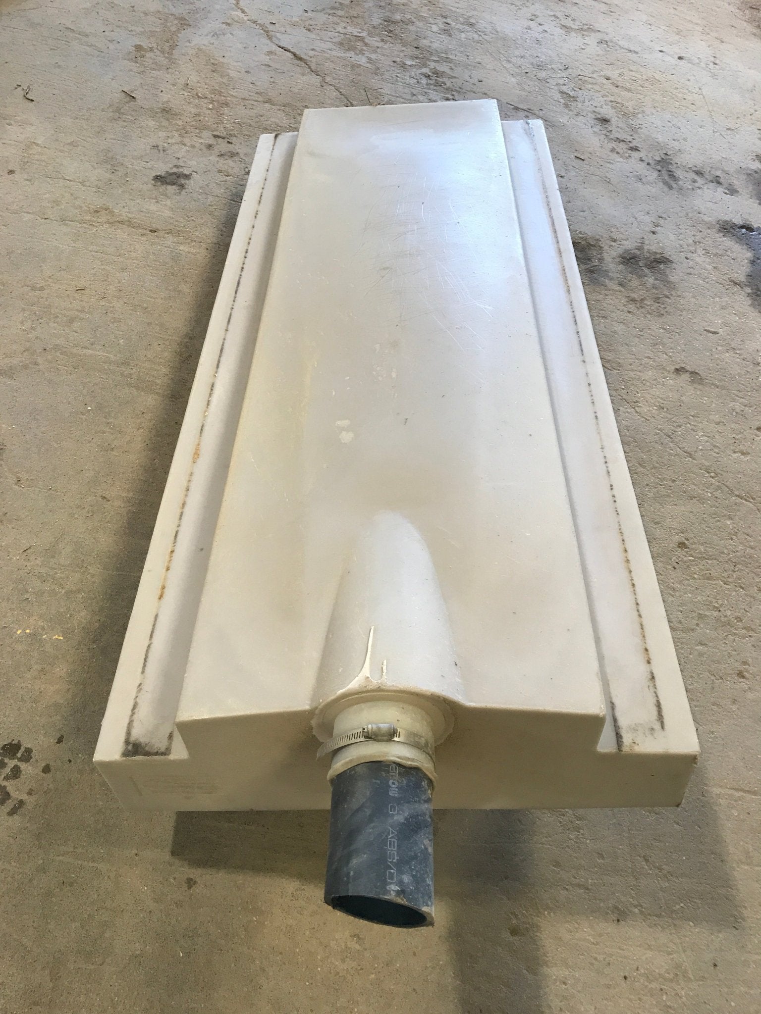 Used Waste/ Grey Water Portable Tank 57" L x 24" W x 7" H - Young Farts RV Parts