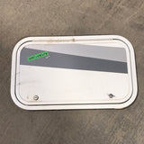 Used White Corner radius cargo door  23 3/4