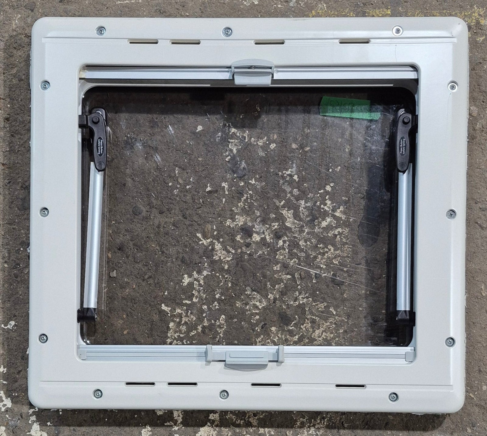 Used White Radius Emergency Opening Window : 18 7/8