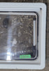 Used White Radius Emergency Opening Window : 18 7/8" W x 16 7/8" H x 1" D - Young Farts RV Parts