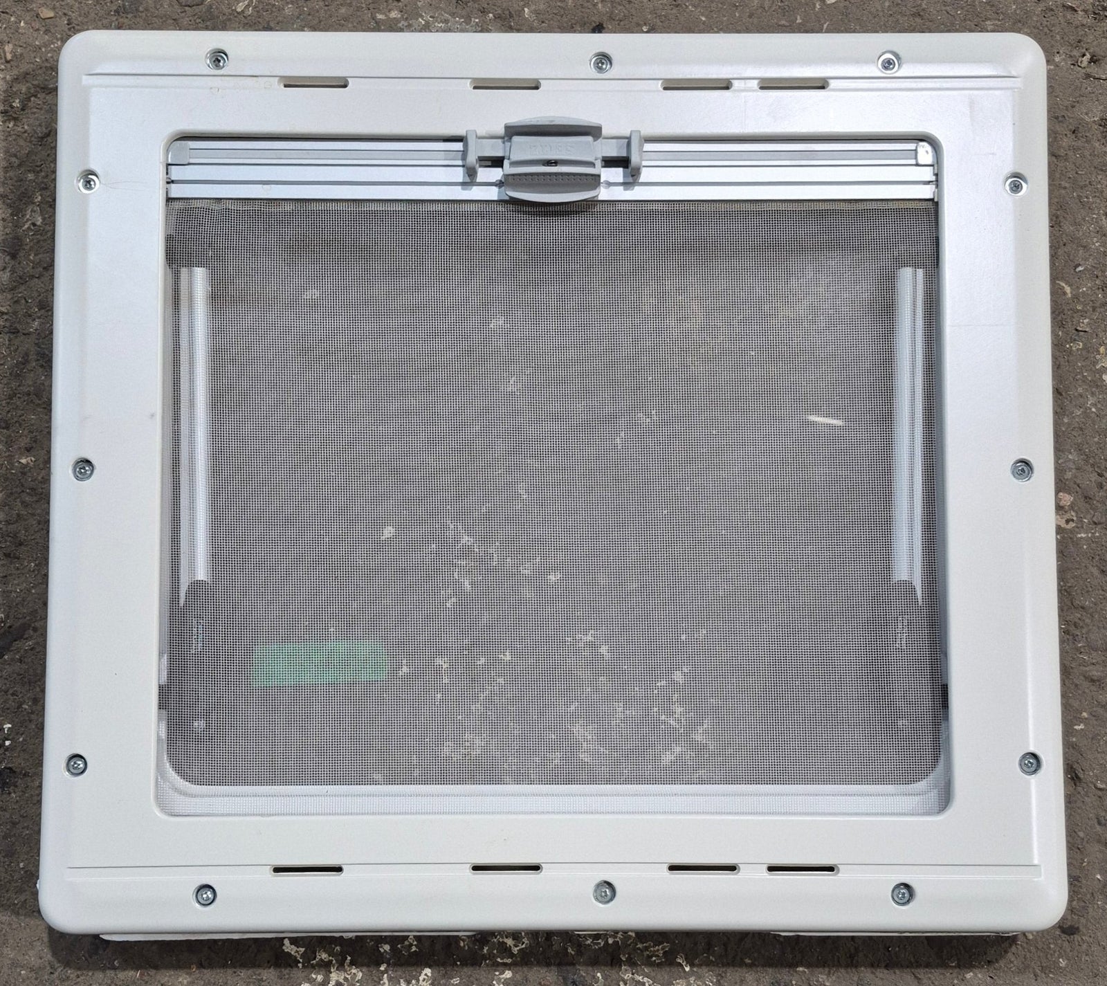 Used White Radius Emergency Opening Window : 18 7/8