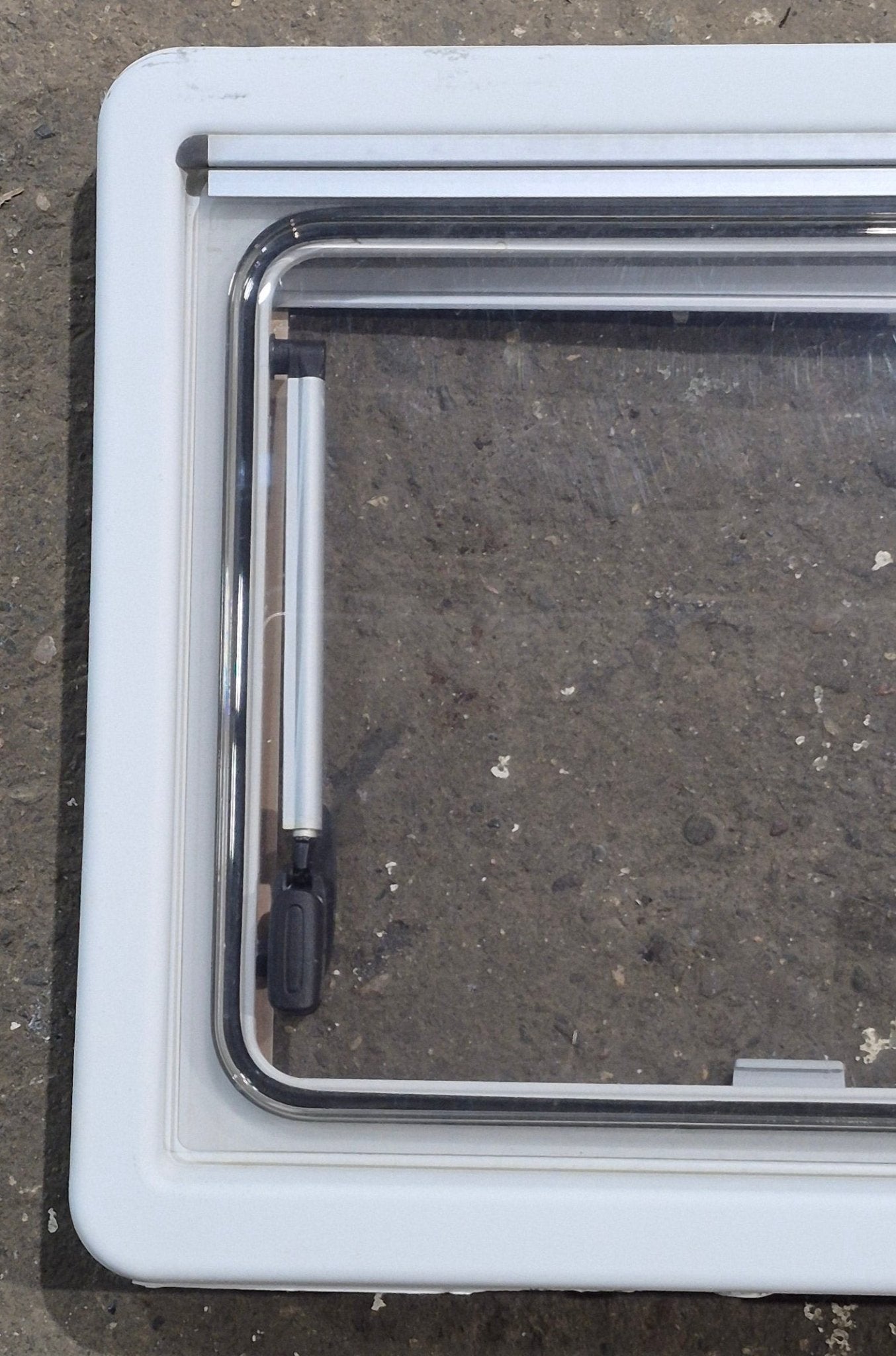 Used White Radius Emergency Opening Window : 18 7/8