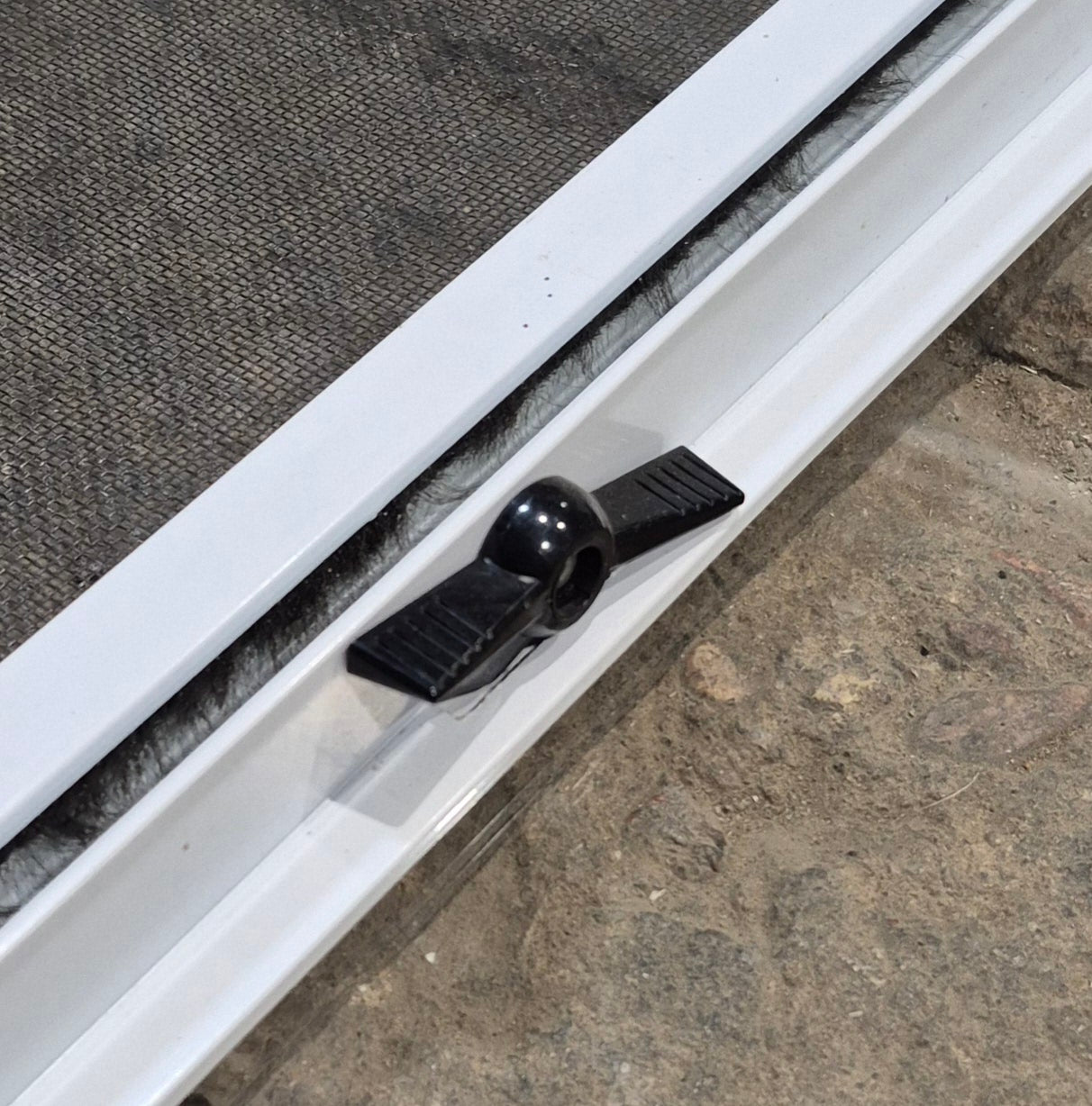 Used White Radius Emergency Opening Window : 25 1/2